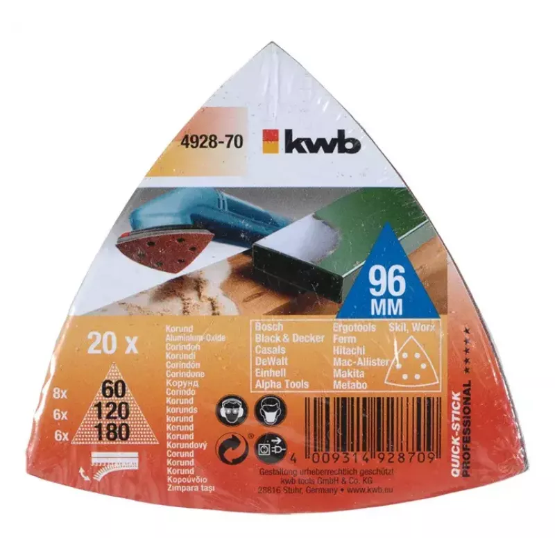 Schleifscheibe KWB 492870 20 Stück