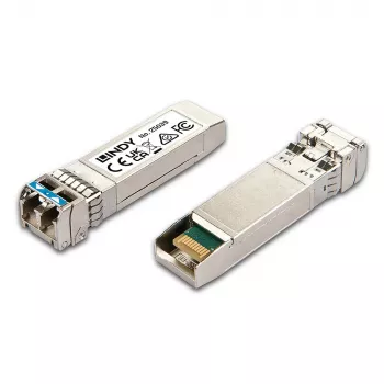 Lindy 10GBase-LR/LW SFP+ LC Modul - Singlemode, Glasfaser, 10000 Mbit/s, SFP+, LC, LR, LW, 10000 m