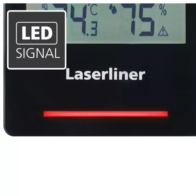 Elektronisches Hygrometer Laserliner AirCheck Clima Schwarz Digital 1 Stück