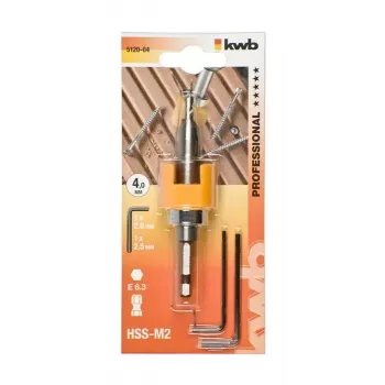 Bohrer einzeln KWB 512004 4 mm Sechskant