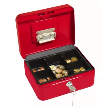 Geld-/Kartenbox WEDO 145 202H Stahl Rot