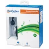 Manhattan Stereo Over-Ear-Headset (3,5 mm), gepolsterter Mikrofonbügel, verstellbarer Stahlkopfbügel, Inline-Lautstärkeregelung, Ohrpolster, Standard 2x 3,5 mm Stereoklinke/-stecker für Audio/Mikrofon, 2,5 m Kabel, 3 Jahre Garantie
