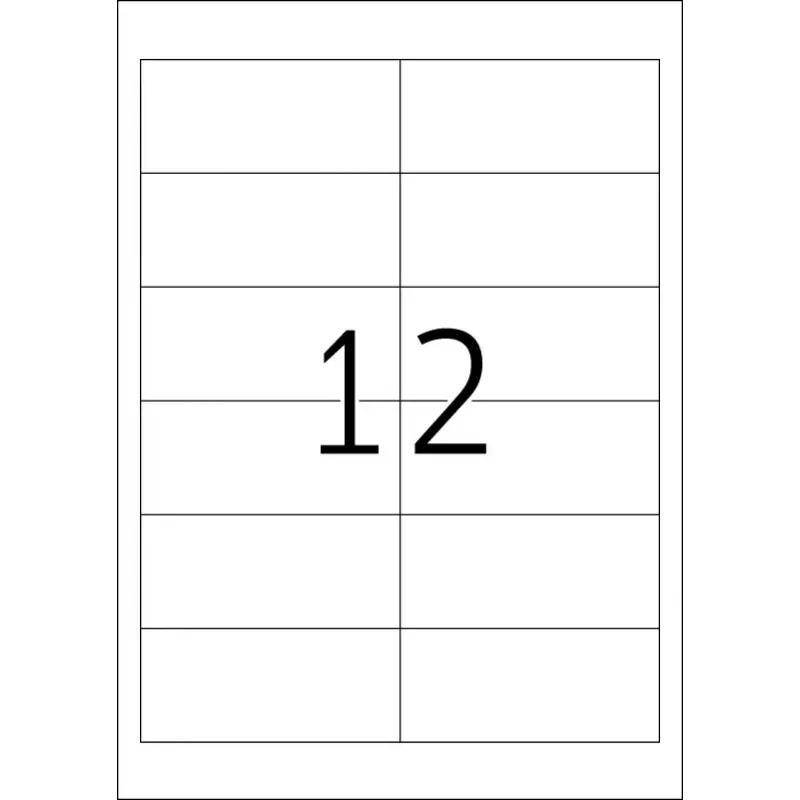 Selbstklebeetiketten HERMA A4 97x42,3 mm 300 Stück