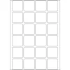 Mehrzwecketiketten HERMA 24x24 mm weiß Papier matt 768 Stück