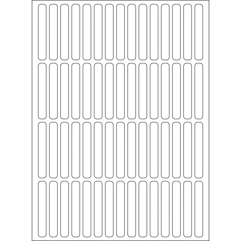 Mehrzweck-Etiketten HERMA 5x35 mm weiß Papier matt 1920 Stk.