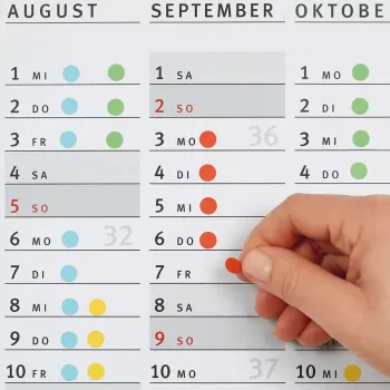Mehrzweck-Etiketten HERMA 2464 Stück blau rund 13 mm