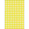 Mehrzweck-Etiketten HERMA 5632 rund gelb Punkte 8 mm