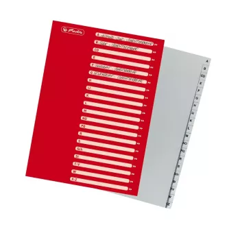 Tab-Register Herlitz 10901718 Grau