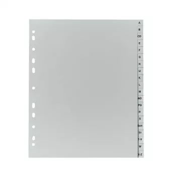 Tab-Register Herlitz 10901718 Grau