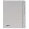 Rexel PP-Register, grau, numerisch, Grau, A4, 225 mm, 300 mm, 7 mm, 1 St.