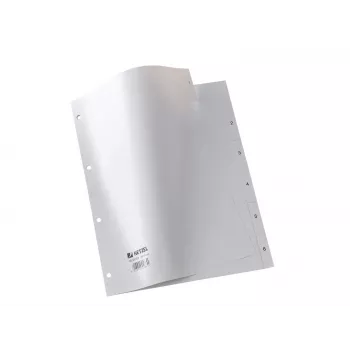 Rexel PP Register, grau, numerisch