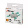 Rexel Heftklammern Odyssey Packung mit 2500 Stück, Heftklammernpaket, 2500 Heftklammern, Stahl, Silber, 60 Blatt, 130 g