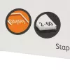 Rexel Heftklammern Odyssey Packung mit 2500 Stück, Heftklammernpaket, 2500 Heftklammern, Stahl, Silber, 60 Blatt, 130 g