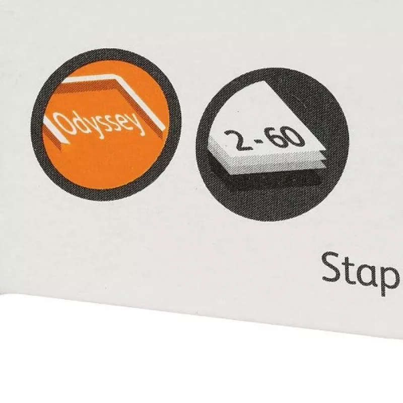 Rexel Heftklammern Odyssey Packung mit 2500 Stück, Heftklammernpaket, 2500 Heftklammern, Stahl, Silber, 60 Blatt, 130 g