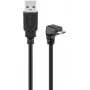 USB 2.0 Hi-Speed-Kabel Goobay 95343 90° Schwarz 1,8 m