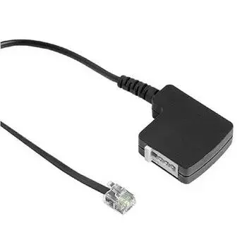 Hama 00044918 Telefonkabel Schwarz