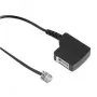 Hama 00044918 Telefonkabel Schwarz