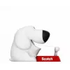 Tape Dispenser 3M Scotch C31 Schwarz Rot Weiß Dog-810