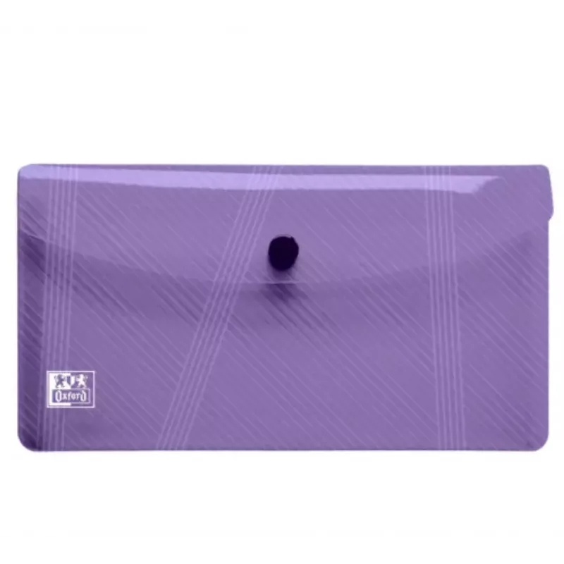 Briefumschlagmappe Oxford 400031413 Polypropylen (PP) Blau Grün Grau Pink Lila Transparent DL