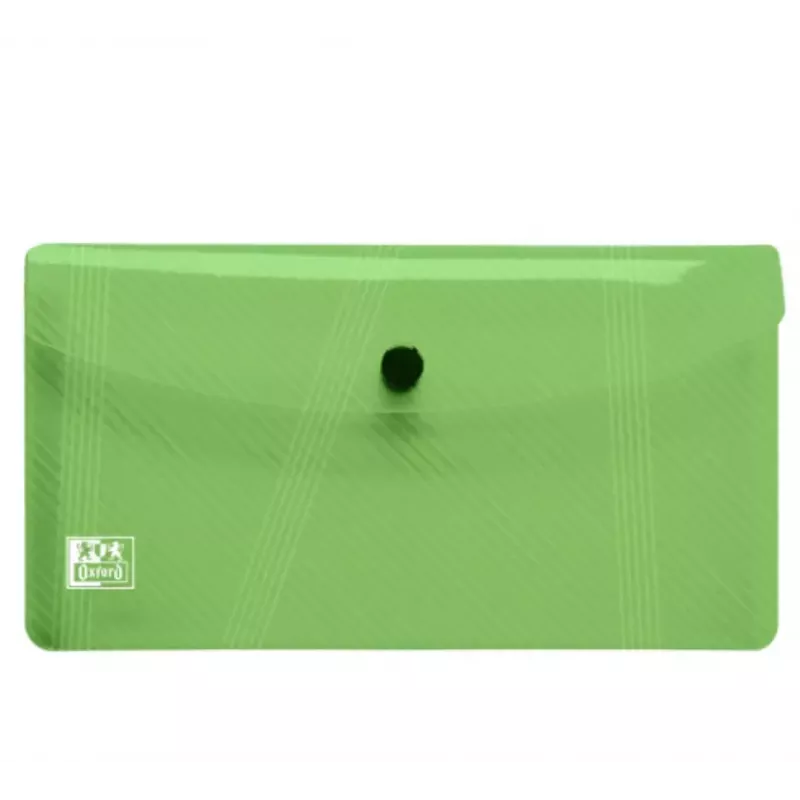 Briefumschlagmappe Oxford 400031413 Polypropylen (PP) Blau Grün Grau Pink Lila Transparent DL