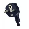 Tecline 19-Zoll PDU 12x IEC13-Buchse im Aluminiumgehäuse 1U, 3x 1,5mm Kabel 2,5m, RAL 9005 Schwarz (808902)
