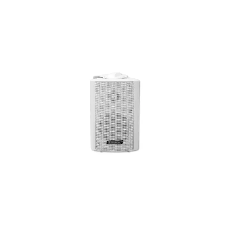 2-Wege-Lautsprecher Omnitronic 80710511 Weiß Kabelgebunden 20 W