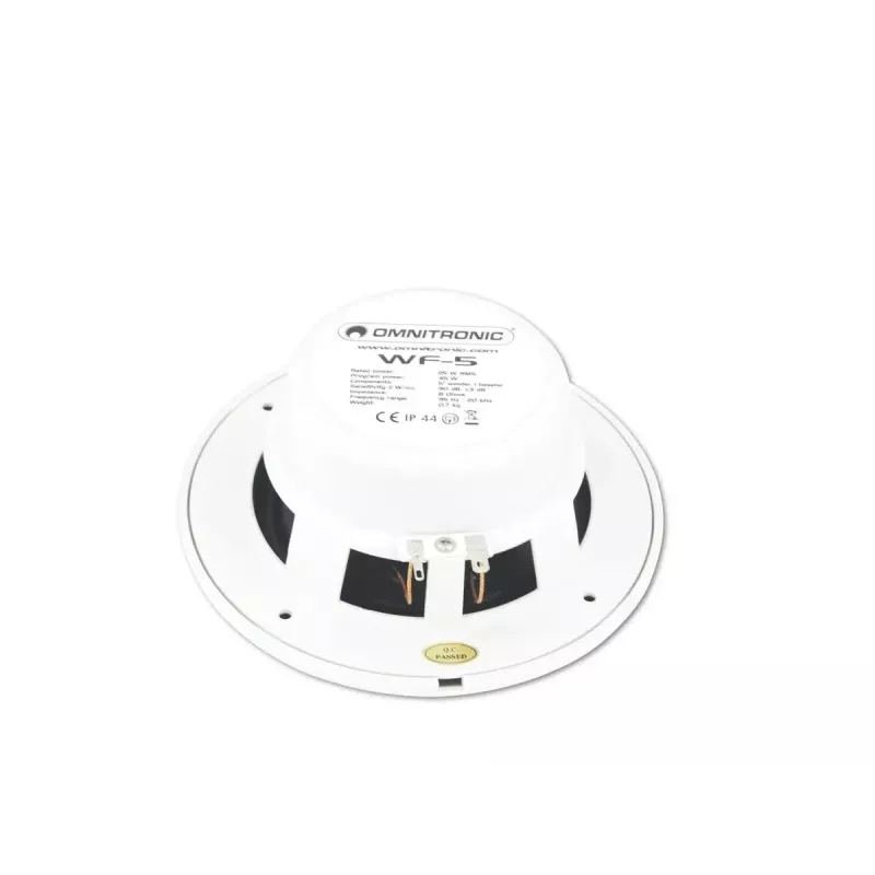 2-Wege-Lautsprecher Omnitronic 80710864 Weiß Kabelgebunden 25 W