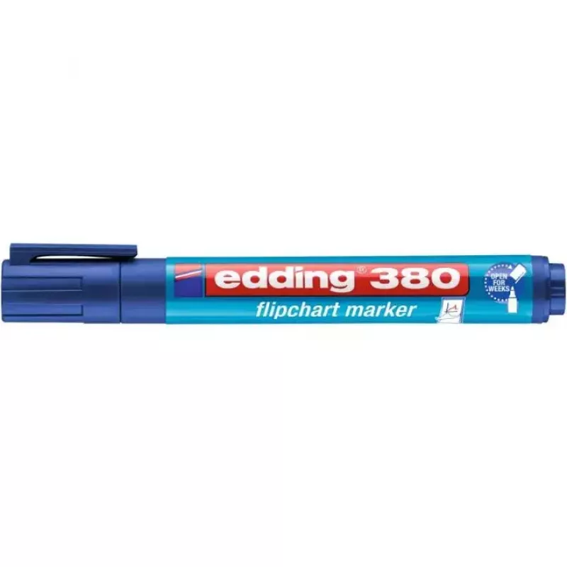 Marker Edding 4-380 — Rundspitze, blaue Tinte, Einzelstück, 16,6 g