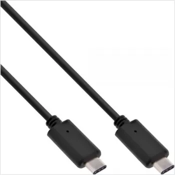 InLine USB 3.1 Typ C, 2m USB-Kabel USB 3.2 Gen 2 (3.1 Gen 2) USB C Schwarz