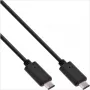 InLine USB 3.1 Typ C, 2m USB-Kabel USB 3.2 Gen 2 (3.1 Gen 2) USB C Schwarz