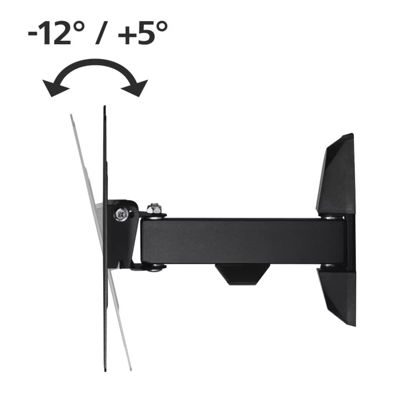 Hama 00118100 TV-Wandhalterung 121,9 cm (48 Zoll) Schwarz