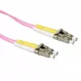 ACT 0,5 m LSZH Multimode 50/125 OM4 Glasfaser-Patchkabel Duplex mit LC-Steckern
