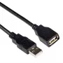 USB 2.0 A Stecker - USB A Buchse schwarz 3,00 m ACT SB0036