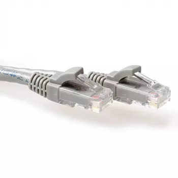 ACT Grau 4 Meter U/UTP CAT6 Patchkabel snagless mit RJ45 Steckern