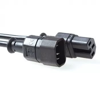 ACT Powercord C14 - C15 schwarz 1,2 m