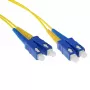 ACT 2 Meter LSZH Singlemode 9/125 OS2 Glasfaser-Patchkabel Duplex mit SC-Steckern