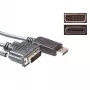 ACT Konvertierungskabel DisplayPort-Stecker auf DVI-Stecker 5,00 m