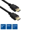 Ewent OEM HDMI High Speed Kabel mit Ethernet, 3 Meter Schwarz