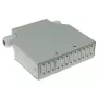 ACT DIN-Schienen-Glasfaser-Abschlussbox unbestückt, 12 Ports, Glasfaser, Elfenbein, 130 mm, 130 mm, 45,3 mm, Box