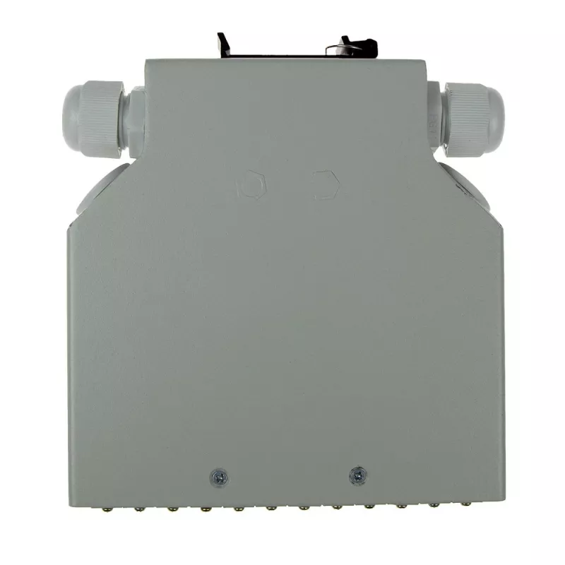 ACT DIN-Schienen-Glasfaser-Abschlussbox unbestückt, 12 Ports, Glasfaser, Elfenbein, 130 mm, 130 mm, 45,3 mm, Box