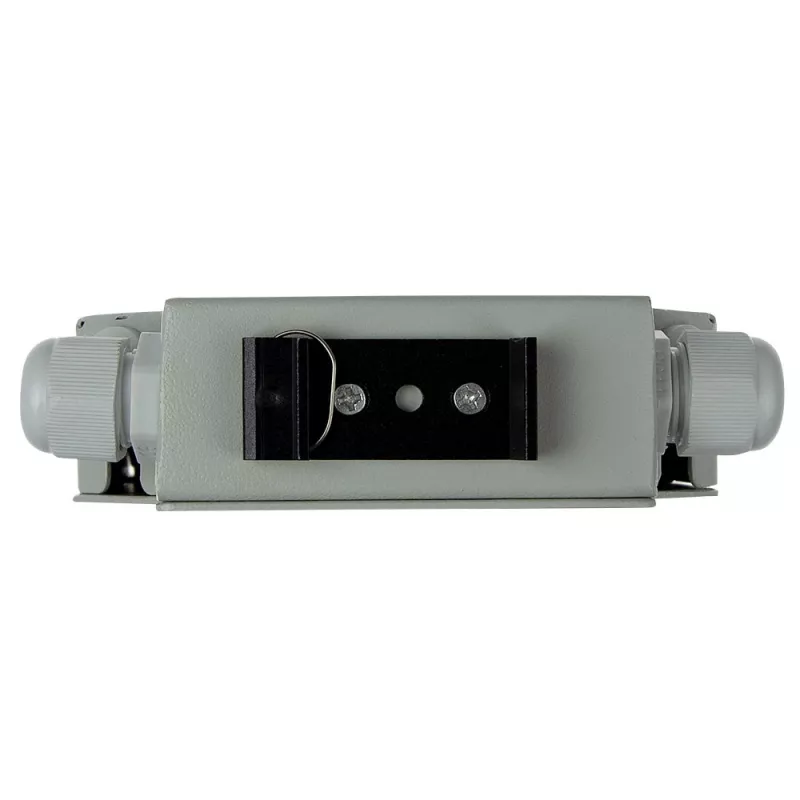 ACT DIN-Schienen-Glasfaser-Abschlussbox unbestückt, 12 Ports, Glasfaser, Elfenbein, 130 mm, 130 mm, 45,3 mm, Box
