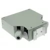 ACT DIN-Schienen-Glasfaser-Abschlussbox unbestückt, 12 Ports, Glasfaser, Elfenbein, 130 mm, 130 mm, 45,3 mm, Box