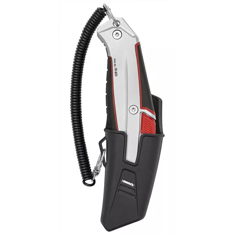 Cuttermesser WEDO 78 825 Schwarz Rot Silber