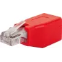 Connector RJ-45 Schwaiger CKR01 531 Rot