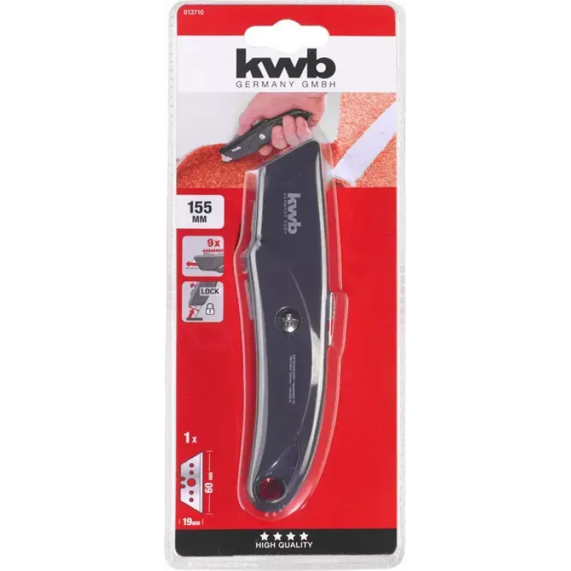 Cuttermesser KWB 013710 155 mm Länge 6 cm Klinge