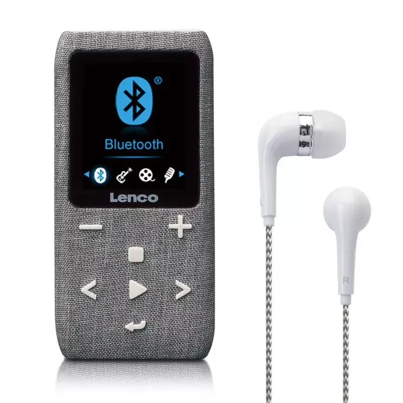 MP4-Player Lenco Xemio-861 8 GB Grau USB 3.2 UKW-Radio