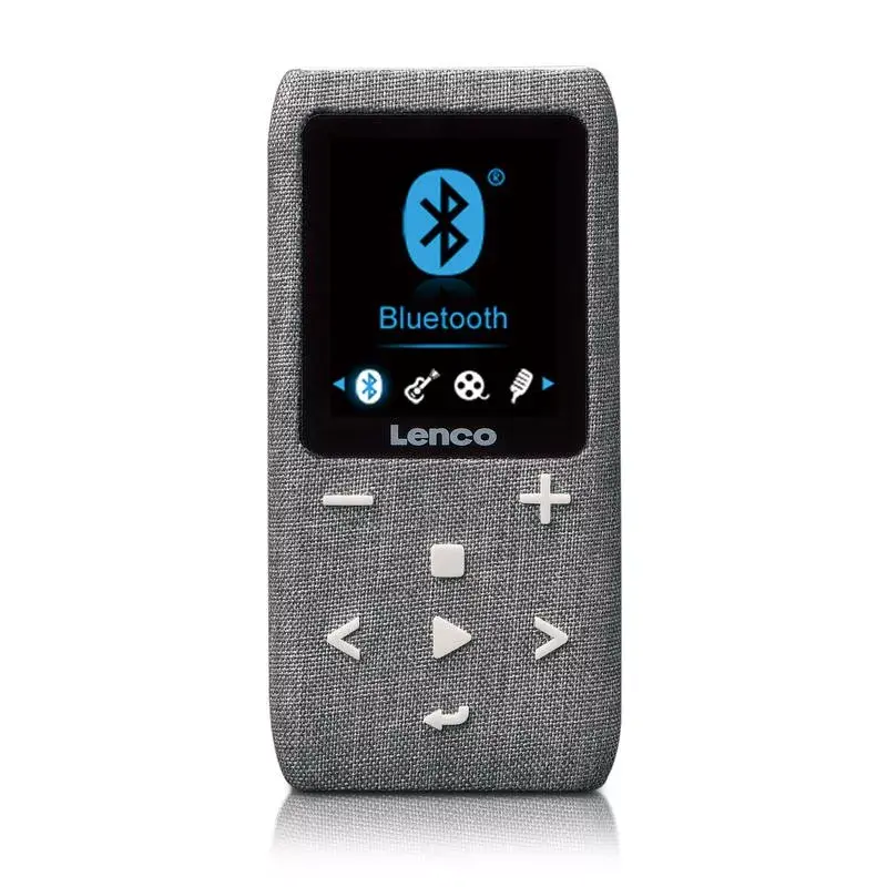 MP4-Player Lenco Xemio-861 8 GB Grau USB 3.2 UKW-Radio