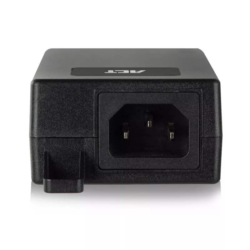 ACT Gigabit PoE+ (30W) Injektor, Gigabit Ethernet, 10,100,1000 Mbit/s, IEEE 802.3, IEEE 802.3ab, IEEE 802.3af, IEEE 802.3at, IEEE 802.3u, Schwarz, 30 V, 100 - 240 V