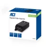 ACT Gigabit PoE+ (30W) Injektor, Gigabit Ethernet, 10,100,1000 Mbit/s, IEEE 802.3, IEEE 802.3ab, IEEE 802.3af, IEEE 802.3at, IEEE 802.3u, Schwarz, 30 V, 100 - 240 V