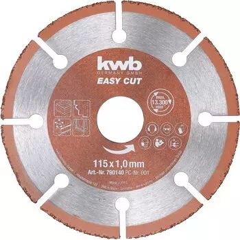 Trennscheibe KWB EASY CUT Hartmetall Universal 11,5 cm